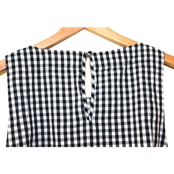 ASOS Curve Black and White Checkered Mini Dress - Picture 5 of 13